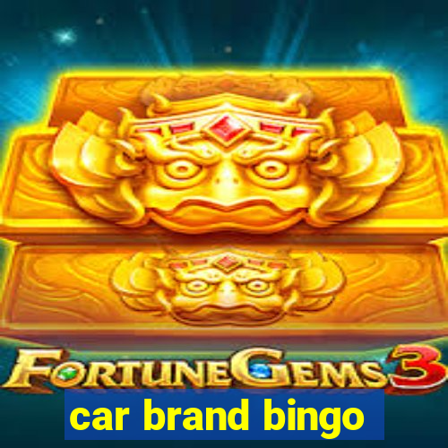 car brand bingo