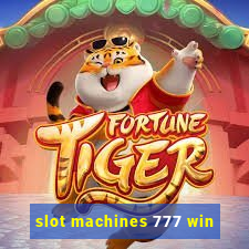 slot machines 777 win