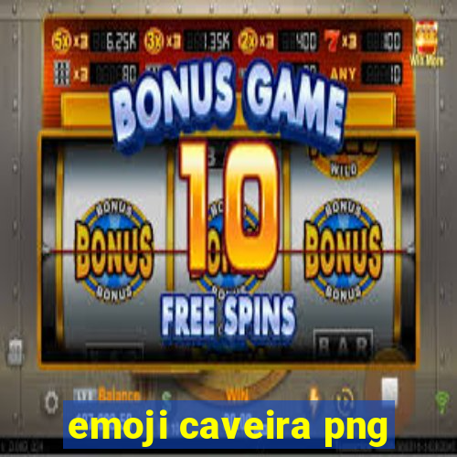 emoji caveira png