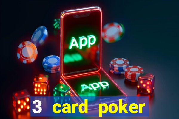 3 card poker casino odds