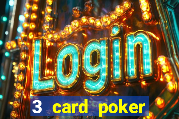 3 card poker casino odds