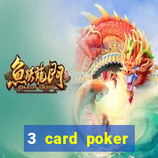 3 card poker casino odds