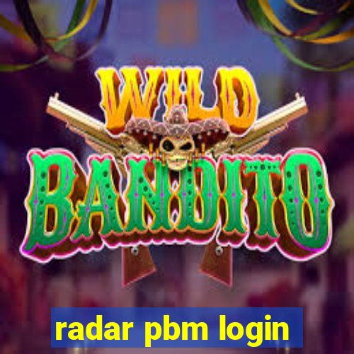 radar pbm login