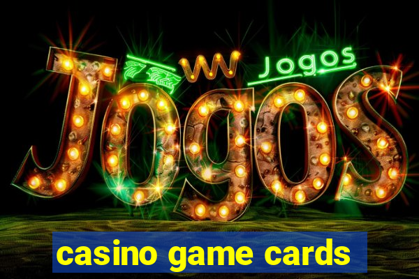 casino game cards