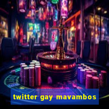 twitter gay mavambos