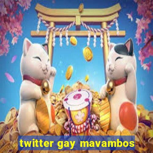 twitter gay mavambos