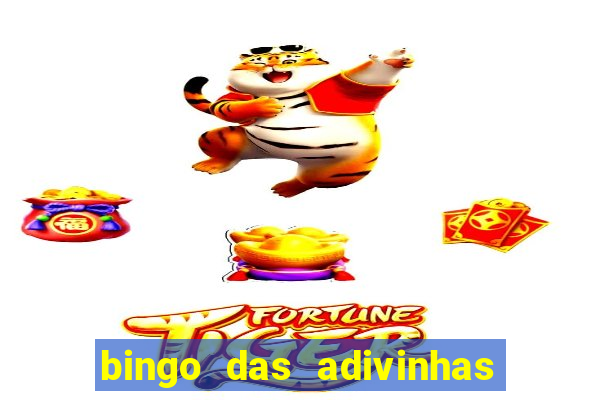 bingo das adivinhas para imprimir