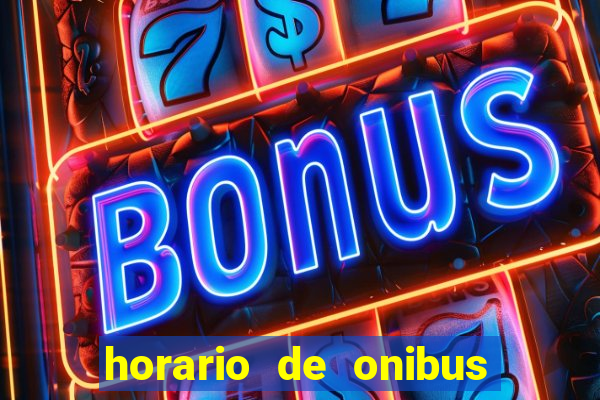 horario de onibus santos dumont x juiz de fora