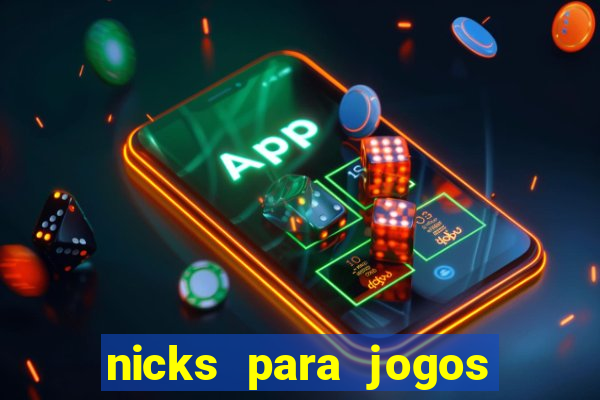 nicks para jogos de tiro