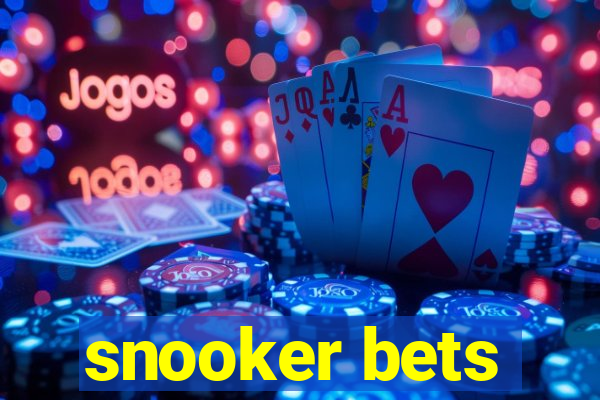 snooker bets