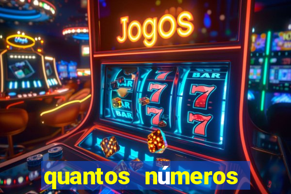 quantos números tem numa cartela de bingo