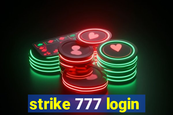 strike 777 login