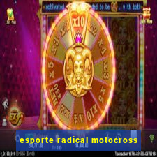 esporte radical motocross