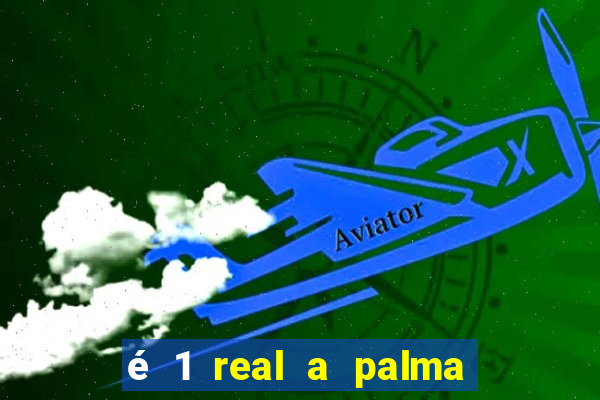 é 1 real a palma da banana