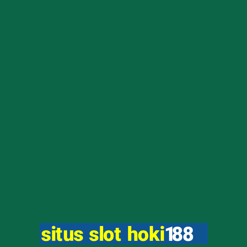 situs slot hoki188