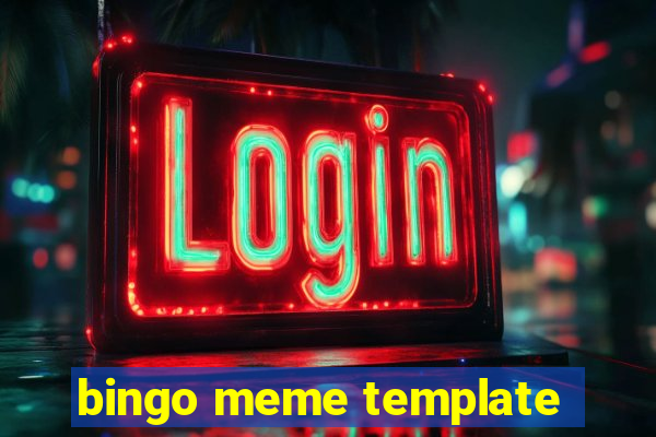 bingo meme template