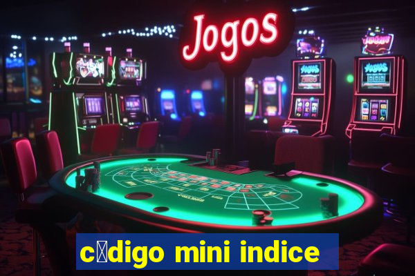 c贸digo mini indice