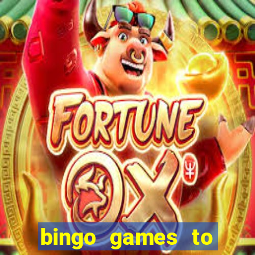 bingo games to play for free