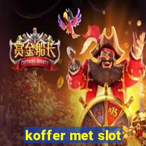 koffer met slot