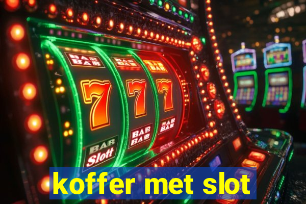 koffer met slot