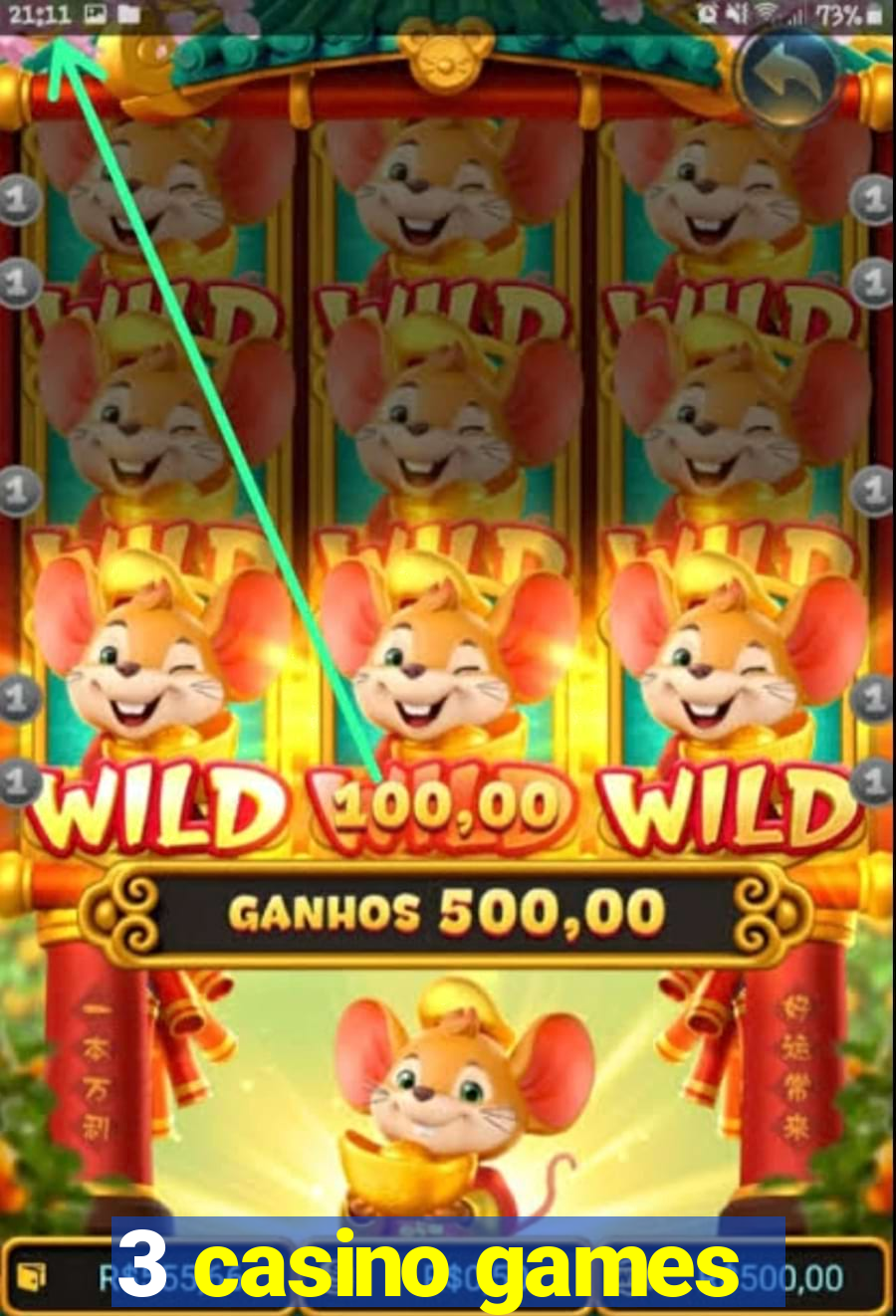 3 casino games