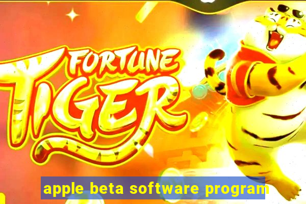 apple beta software program