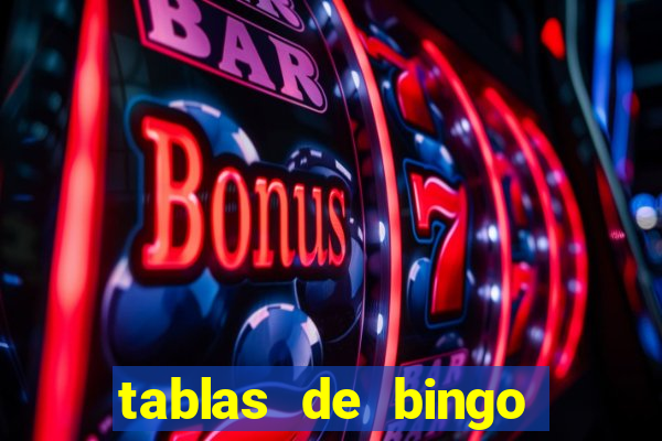 tablas de bingo para imprimir en excel