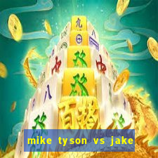 mike tyson vs jake paul assistir online