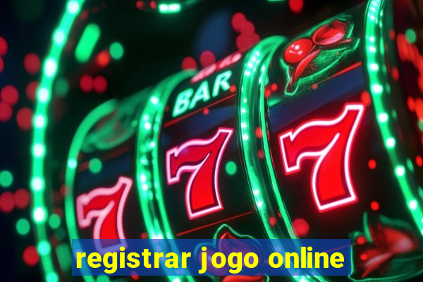 registrar jogo online