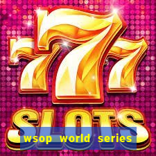 wsop world series of poker