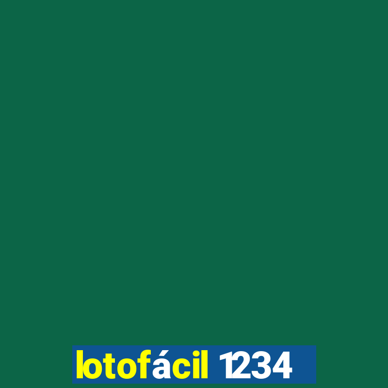 lotofácil 1234