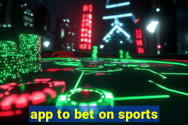 app to bet on sports