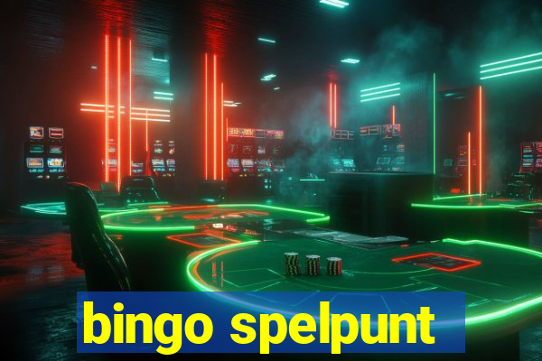 bingo spelpunt