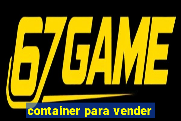 container para vender