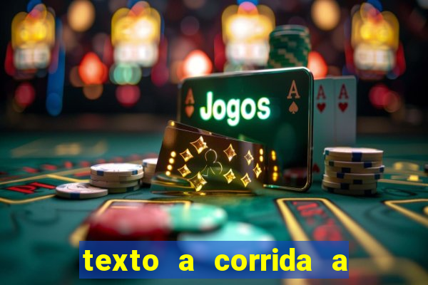 texto a corrida a lagarta lili