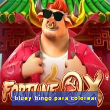 bluey bingo para colorear