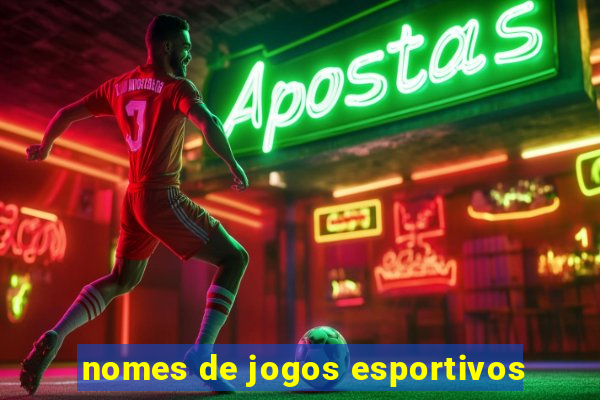 nomes de jogos esportivos