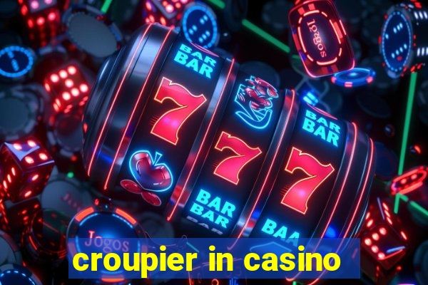 croupier in casino