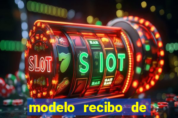 modelo recibo de pagamento autonomo