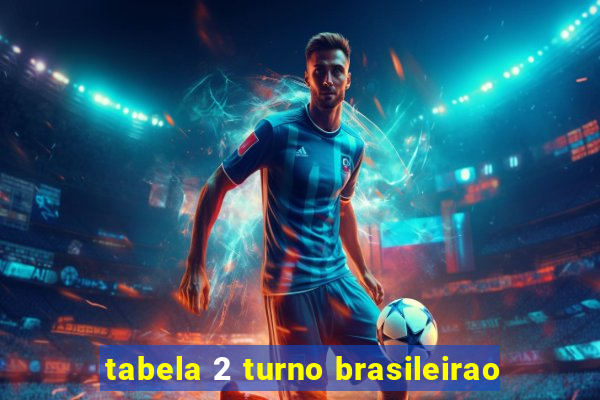 tabela 2 turno brasileirao