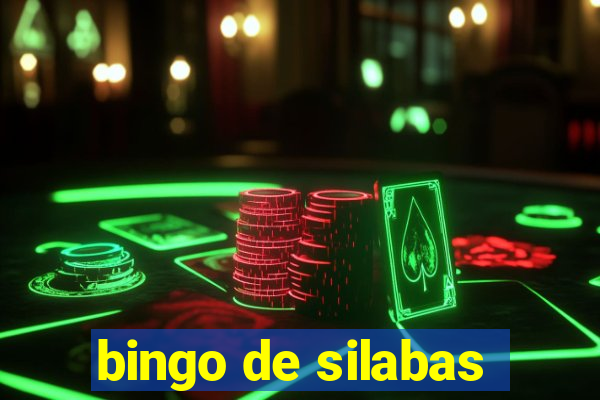 bingo de silabas