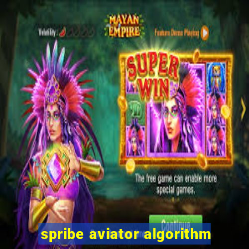 spribe aviator algorithm