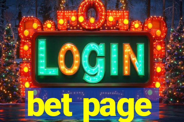 bet page