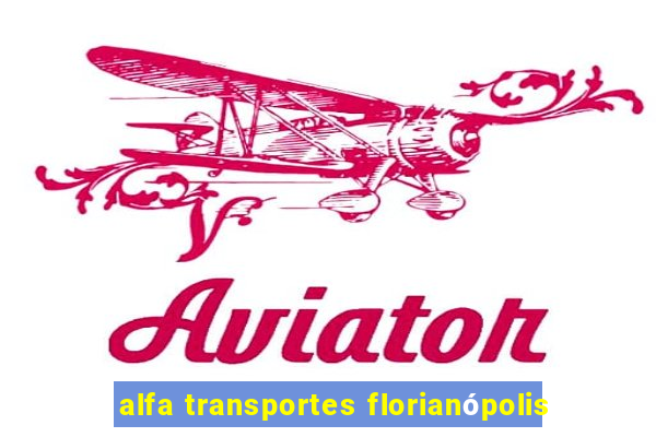 alfa transportes florianópolis