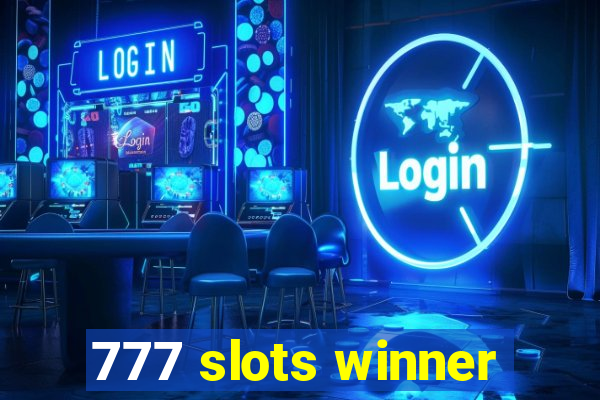 777 slots winner