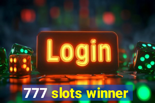 777 slots winner