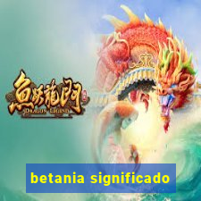 betania significado