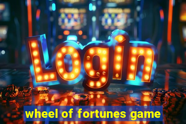 wheel of fortunes game