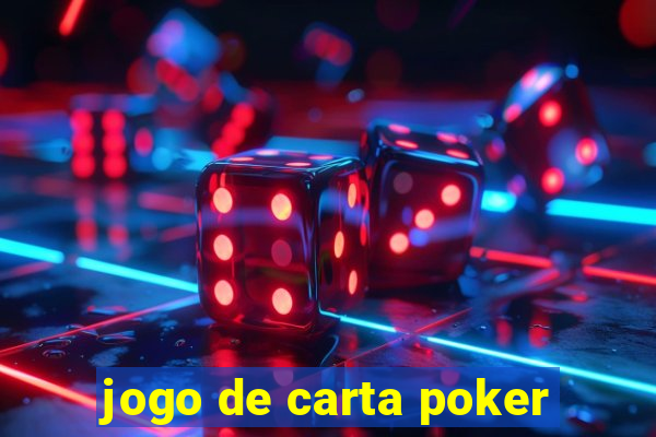 jogo de carta poker