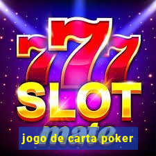 jogo de carta poker